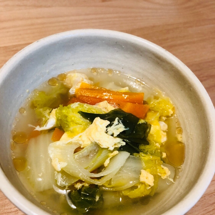 白菜 中華 スープ